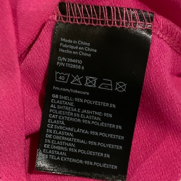 H&M Pink M Shift Dress Lightweight Flowy Feminine - Picture 6 of 8